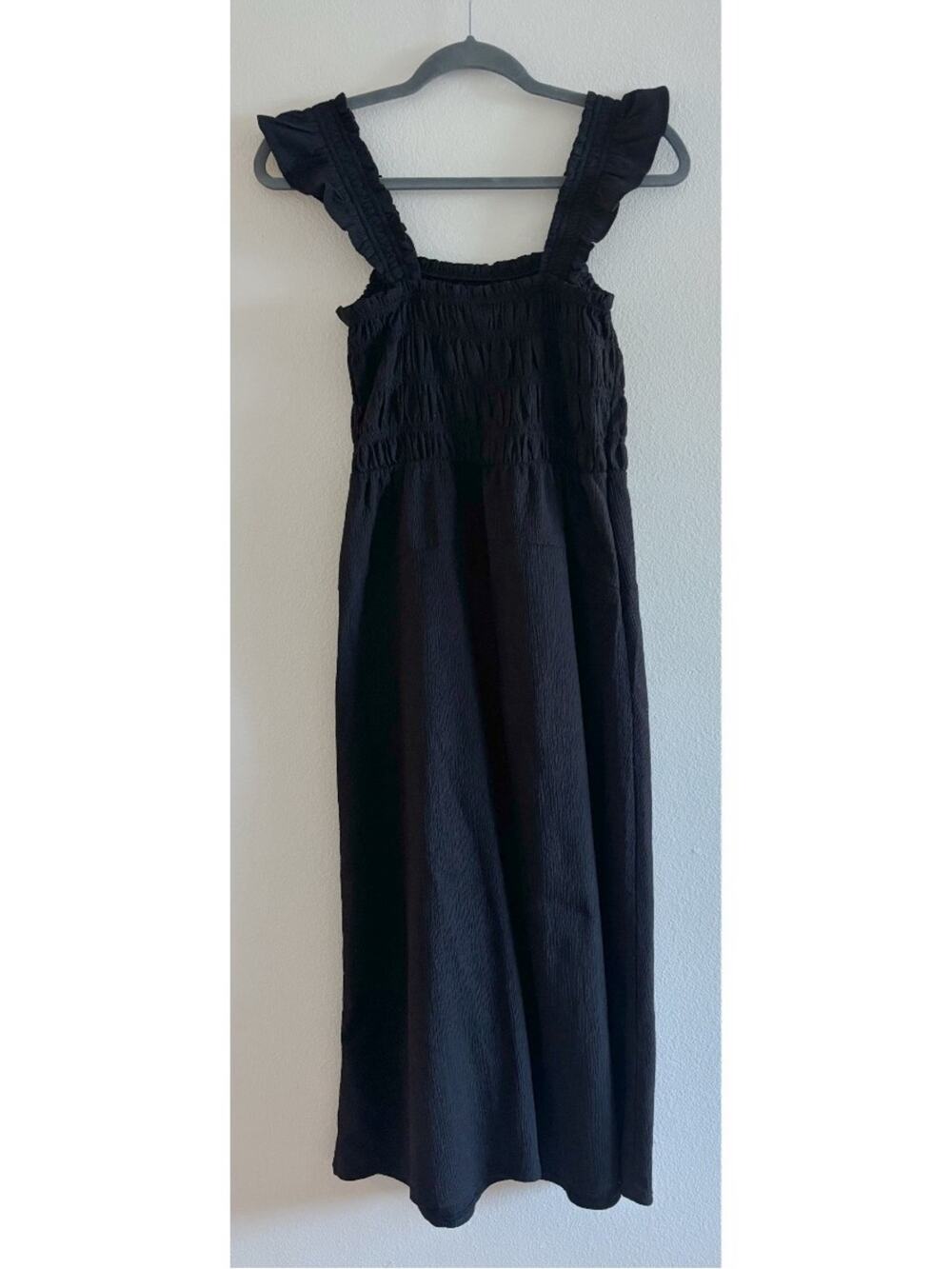 Old Navy Black Sleeveless Midi Dress XS